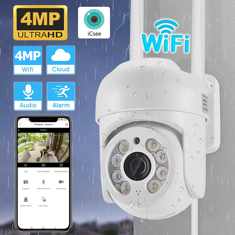 Home Security Lidar - Caméra de sécurité sans fil PTZ