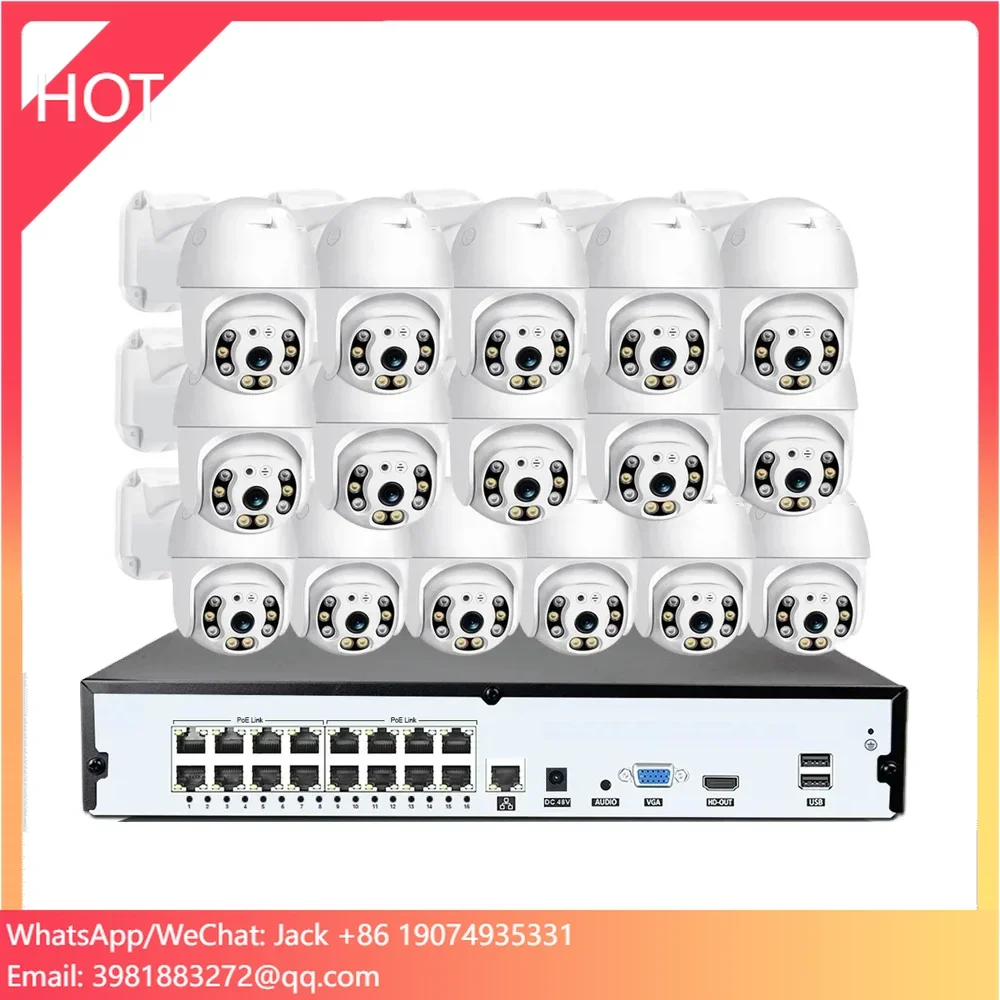 Home Security And Camera System - Kit caméra CCTV filaire Colorvu NVR