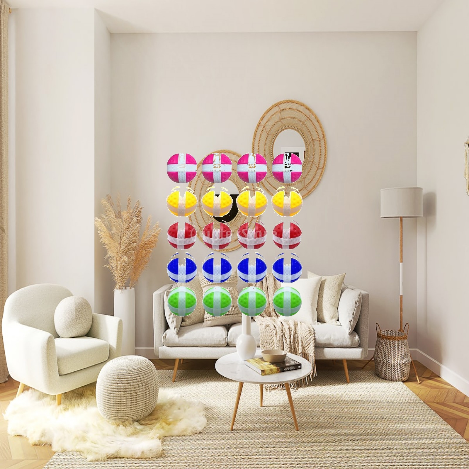 Home Security Game - Mini balles de golf collantes en