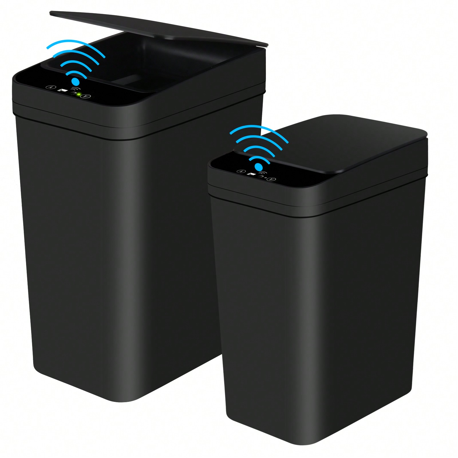 Home Security Lidar - Lot de 2 poubelles automatiques de