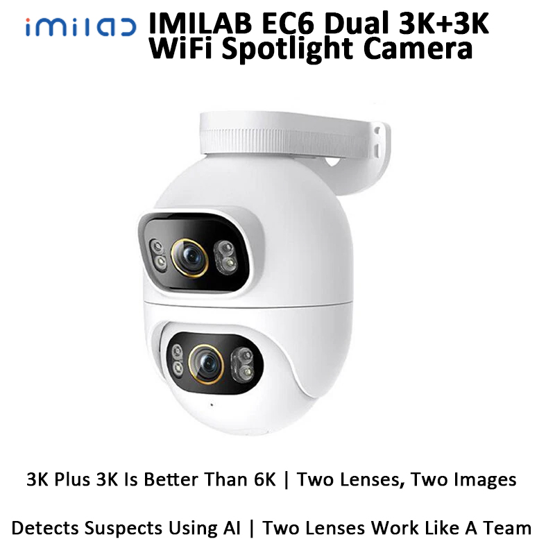 Home Security Flood Lights - IMILAB EC6 double 3K + 3K