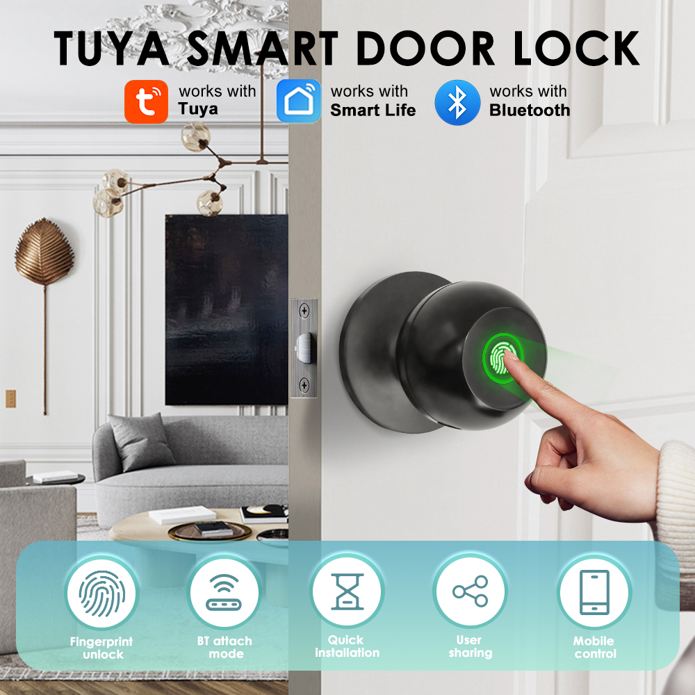 Home Security Key - Tuya – serrure de porte électronique