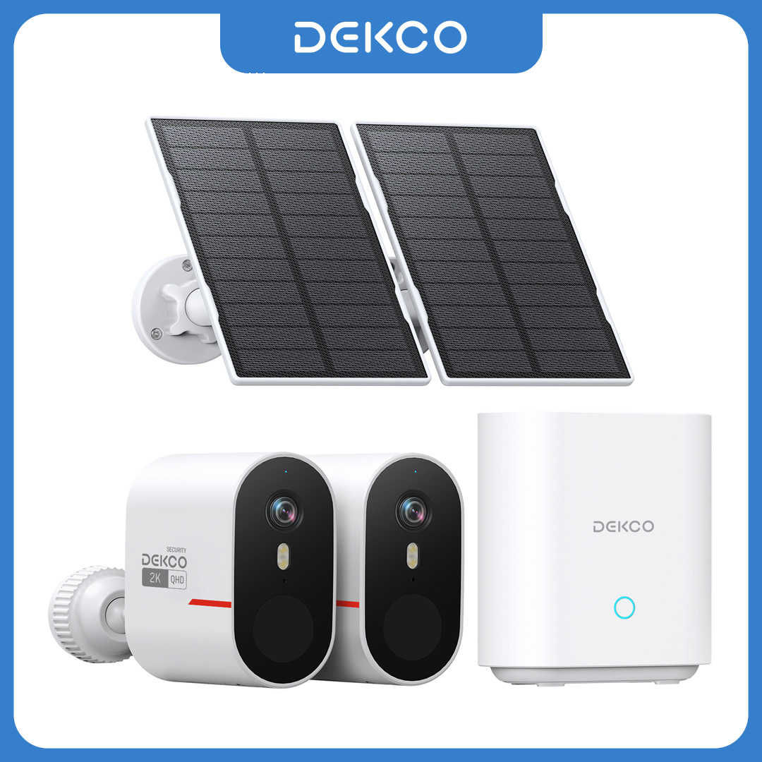 Home Security Kit - Système de caméra solaire WiFi Dekco
