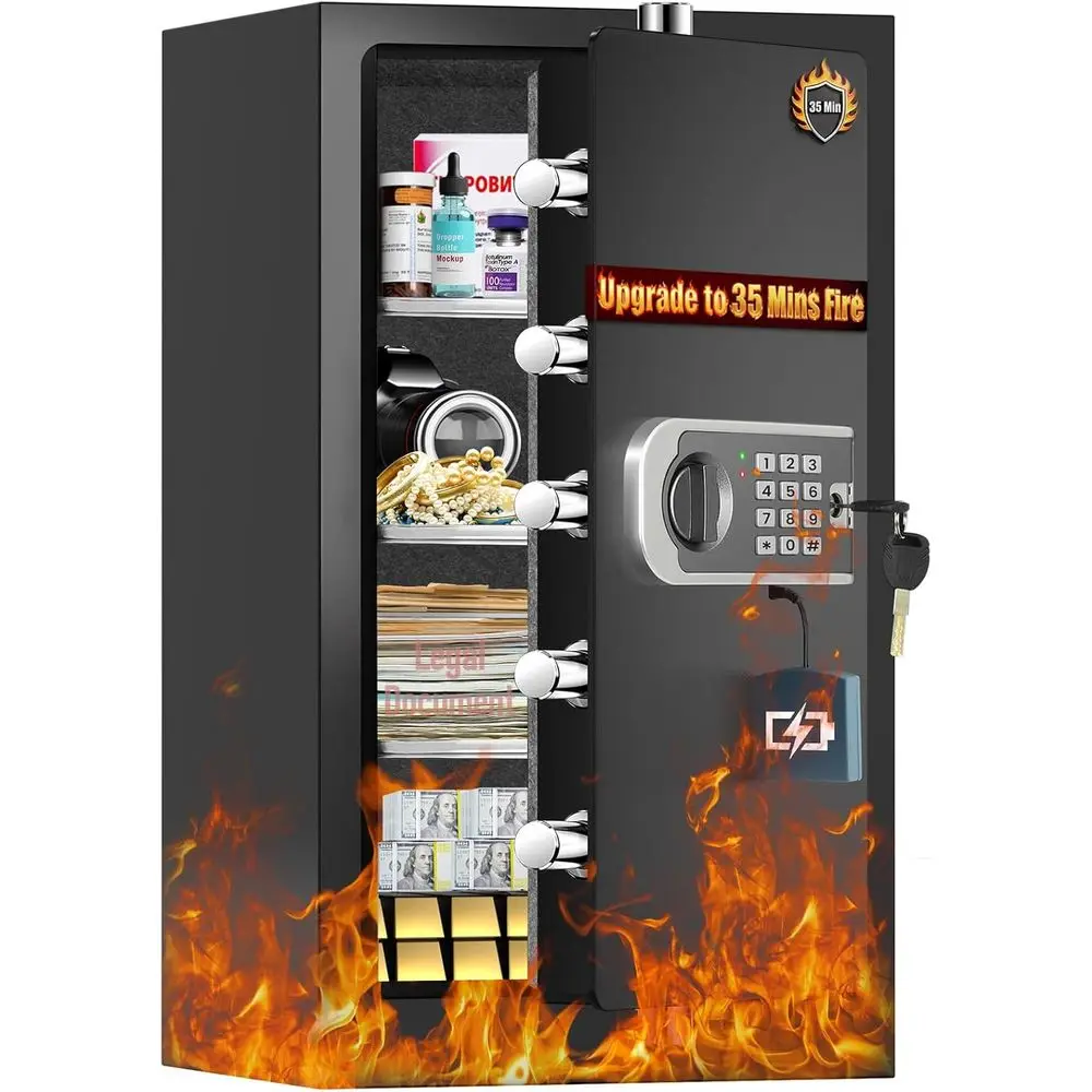Home Security Keypad - Coffre-fort domestique amélioré résistant au feu