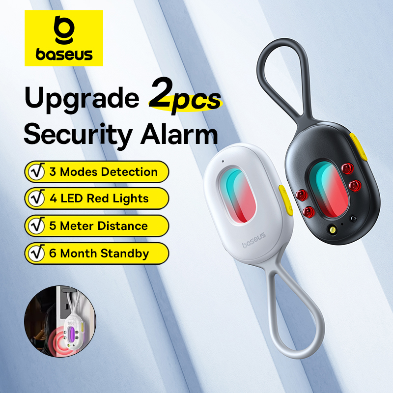Home Security Front Door Camera - Baseus 2 pièces détecteur d'alarme de