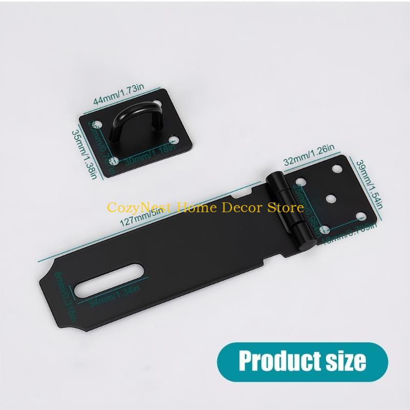 Home Security Door Reinforcement Lock - 92 en acier des verrous pliants