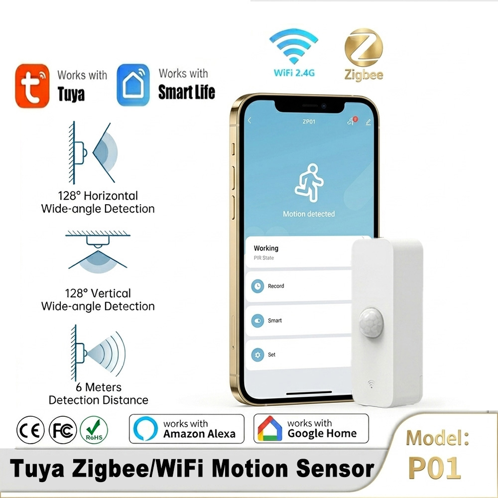 Home Security Tools - Détecteur de mouvement intelligent PIR WiFi