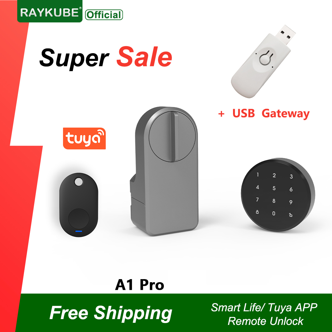 Home Security Keypad - RAYKUBE A1 Pro Tuya BEL ensemble