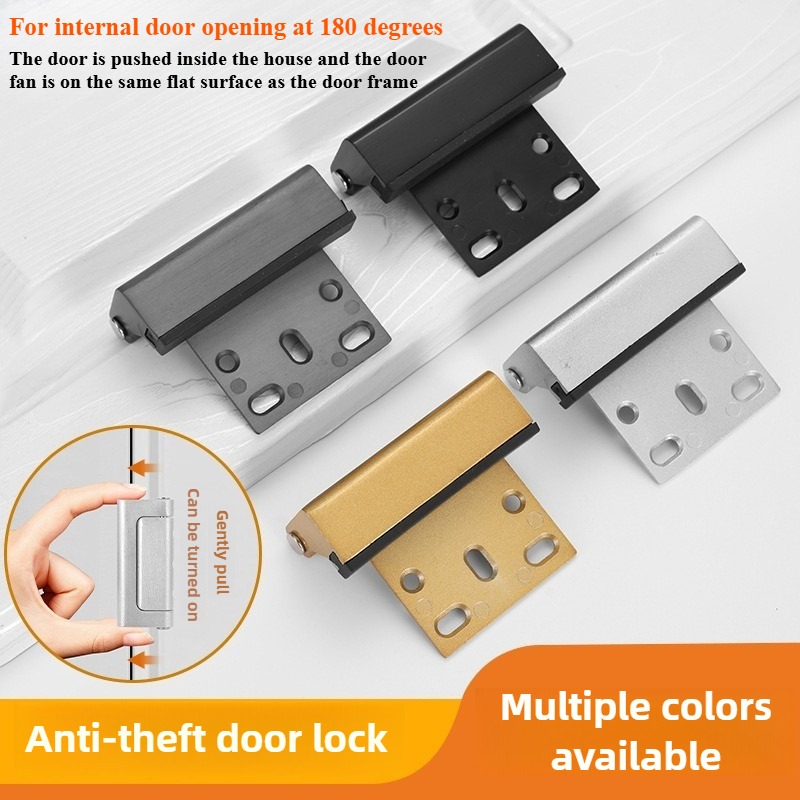 Home Security Door Reinforcement Lock - 1 PCS Serrure de porte de