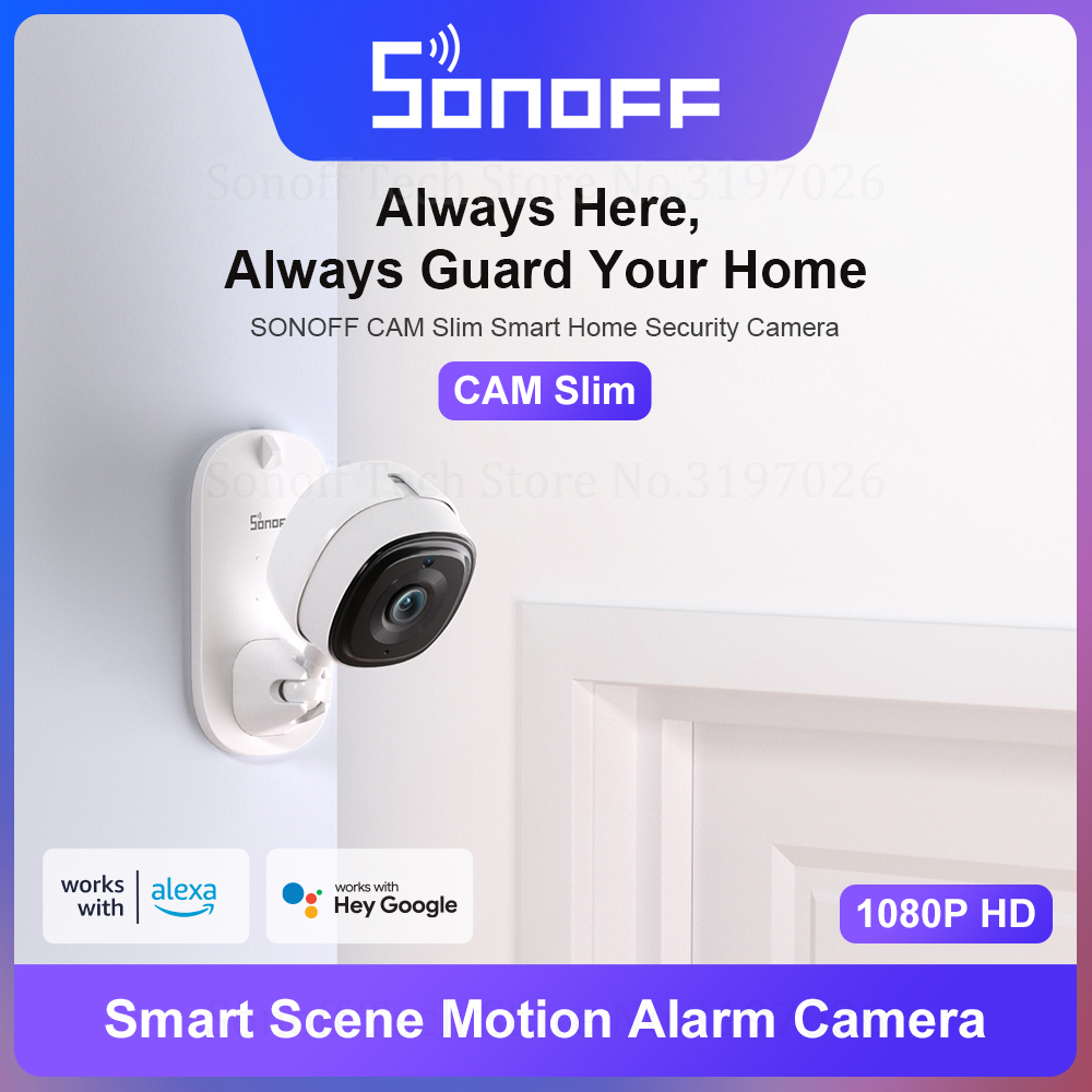 Home Security La - SONOFF 1080P HD Wi-Fi IOT caméra