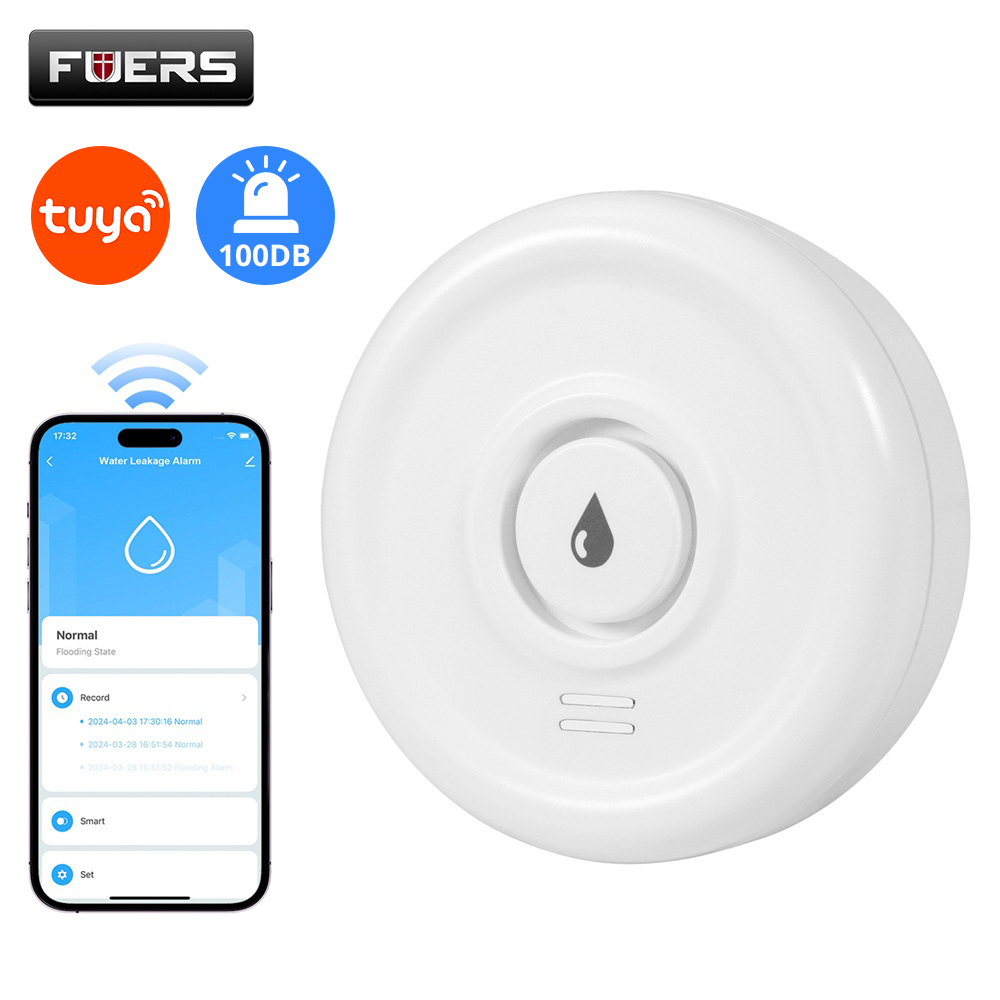 Home Security Tools - Fuers-Détecteur de fuite d'eau, alarme domestique