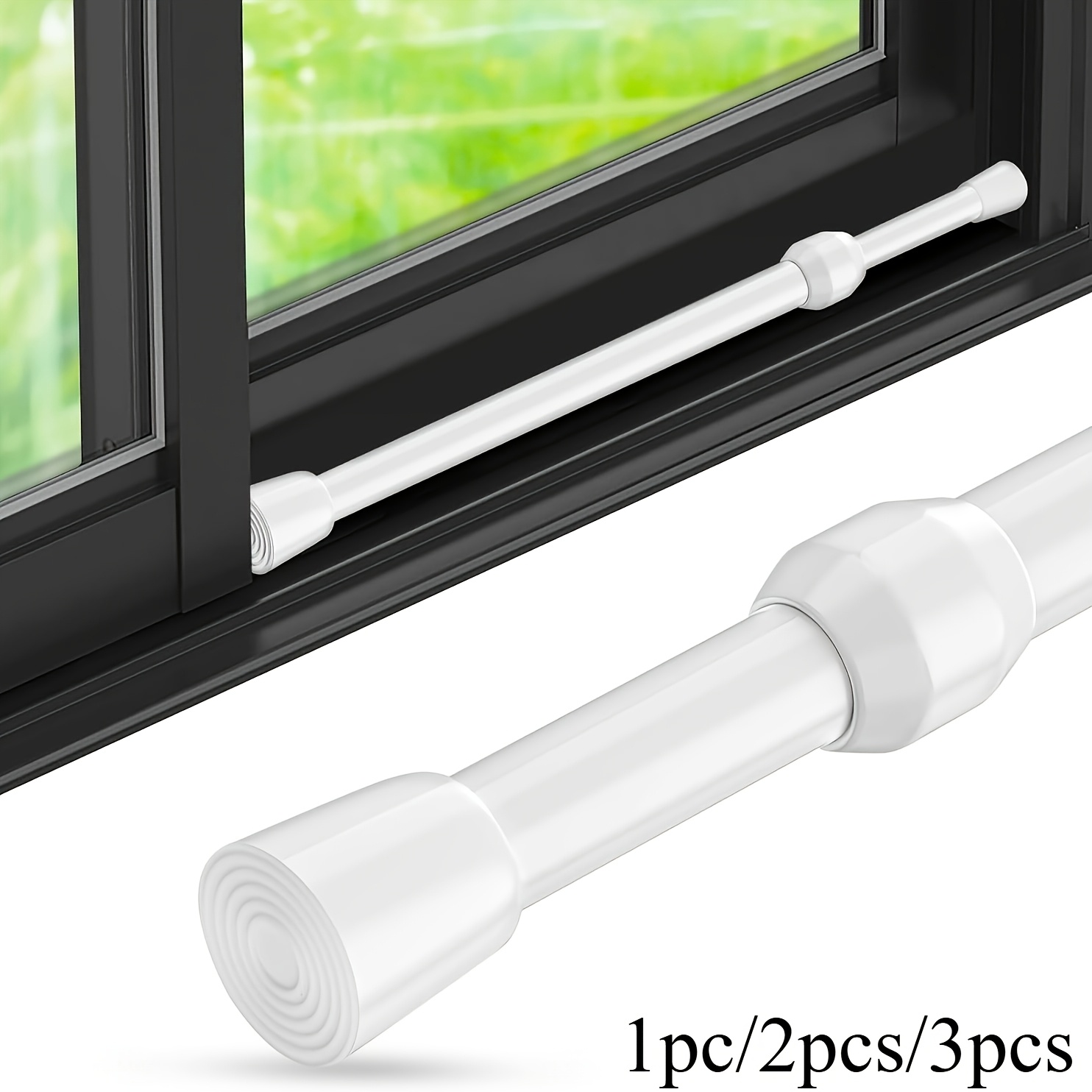 Home Security Door Reinforcement Lock - Barre de sécurité réglable en métal
