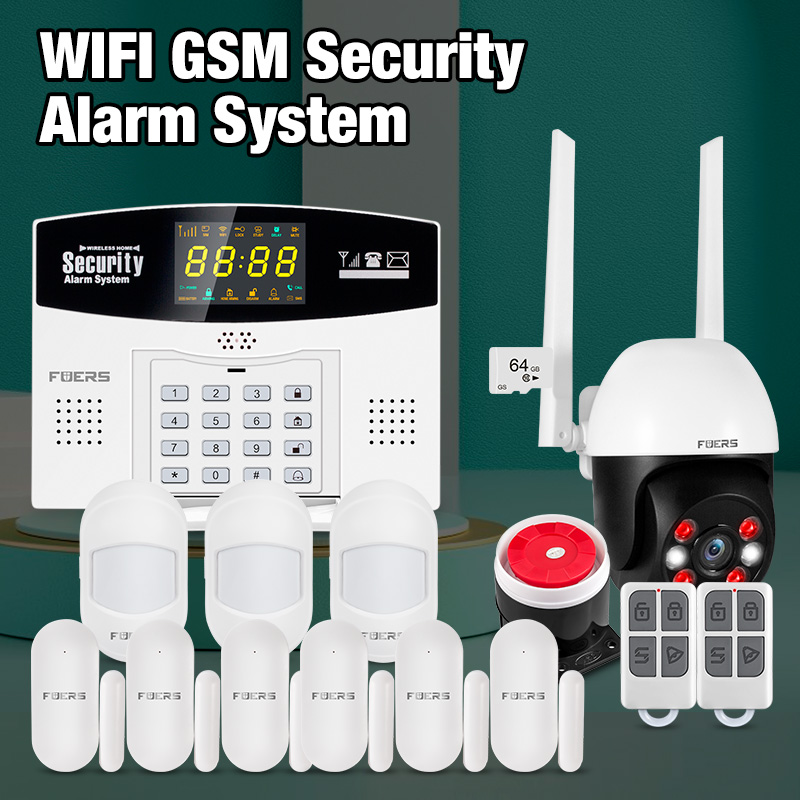 Home Security Front Door Camera - Fuers Tuya Kit de système d'alarme