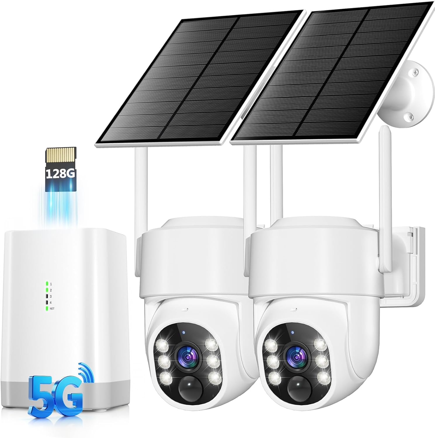 Home Security No Subscription - Caméras de sécurité extérieures sans fil