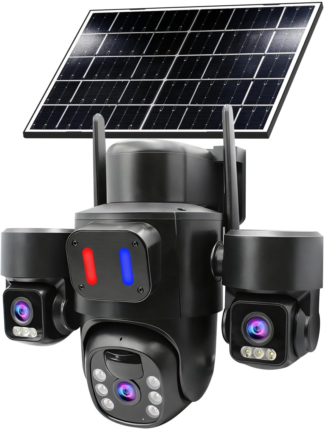 Home Yard Security Cameras - Caméra de sécurité solaire extérieure avec