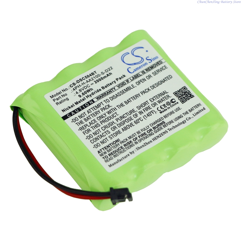 Keypad Alarm Panel - Batterie de système d'alarme 4.8V 2000mAh