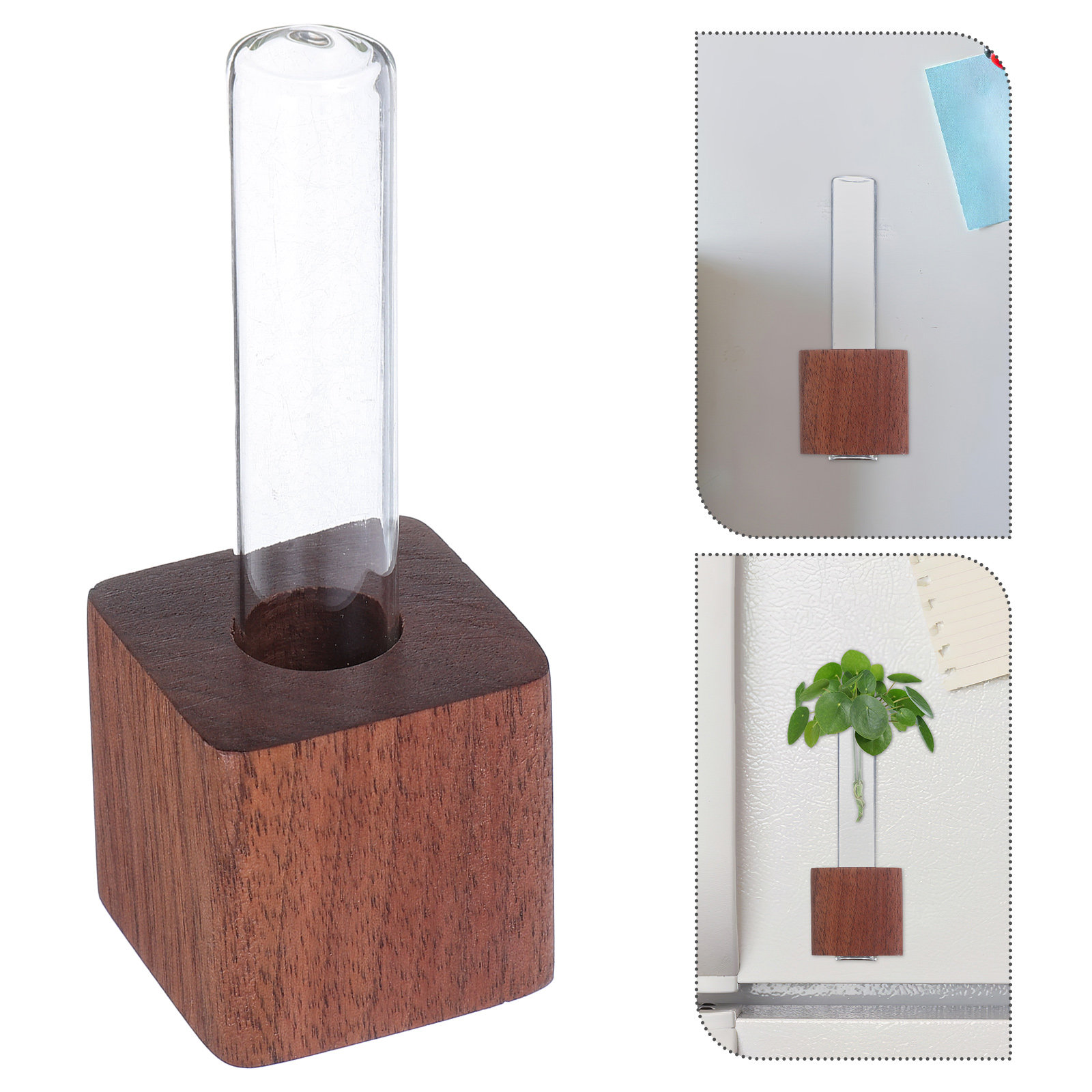 Home Security Youtube - Vase à fleurs en verre magnétique