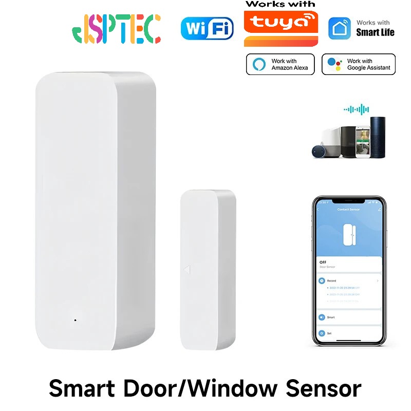 Home Security Tools - Tuya – capteur de porte intelligent