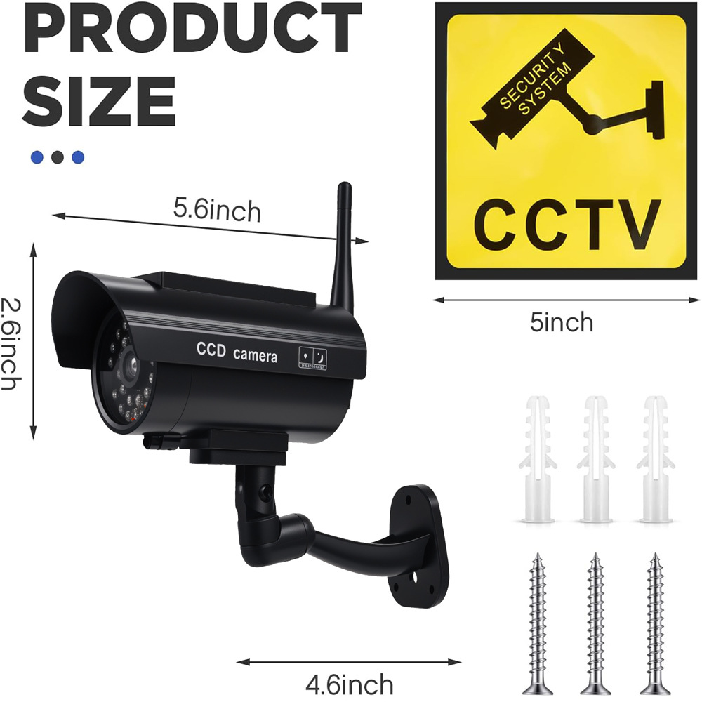 Mini fausse caméra étanche à é - Home Yard Security Cameras avis et prix
