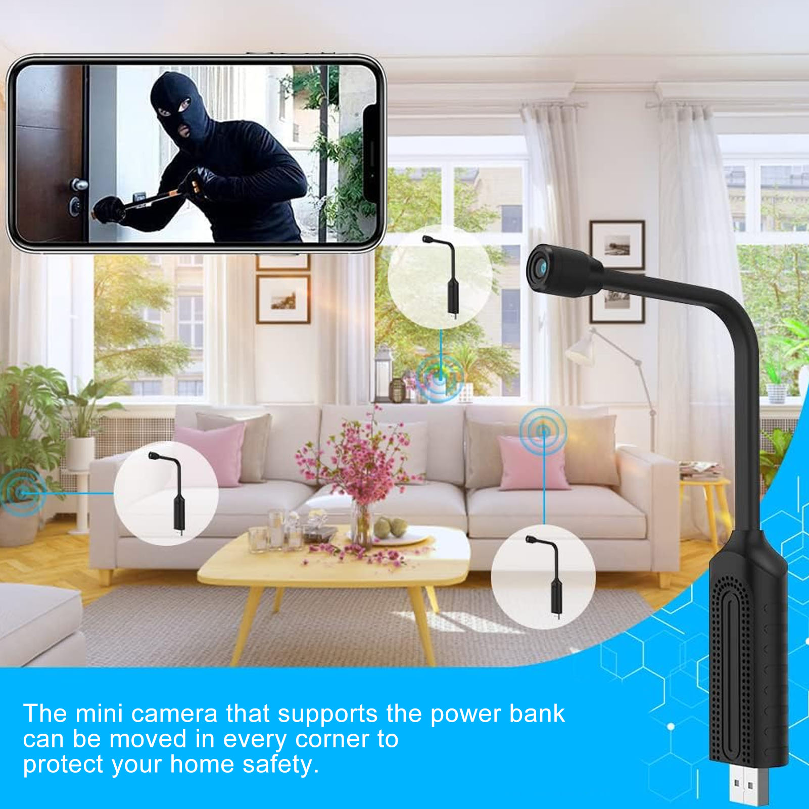 Mini caméra de sécurité sans f - Home Security La avis et prix