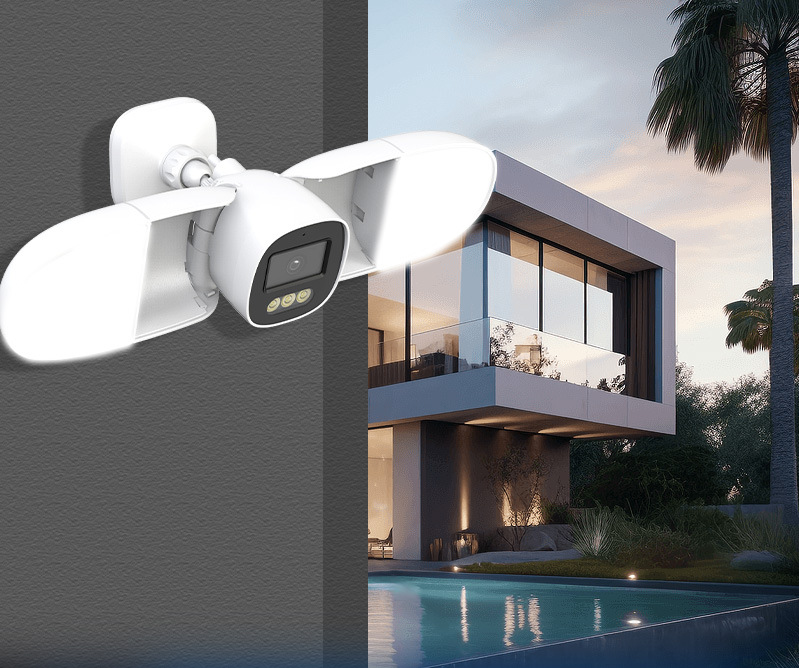 Caméra IP de sécurité domestiq - Home Security Flood Lights avis et prix