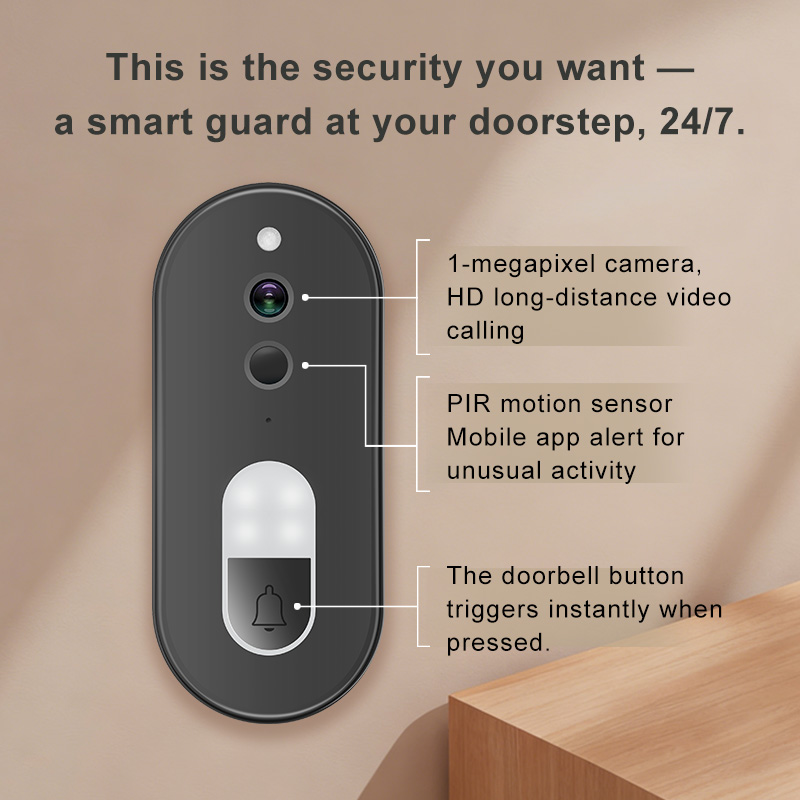 Sonnette vidéo sans fil WiFi T - Home Security Lidar avis et prix