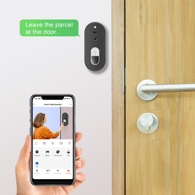 Sonnette vidéo sans fil WiFi T - Home Security Lidar avis et prix