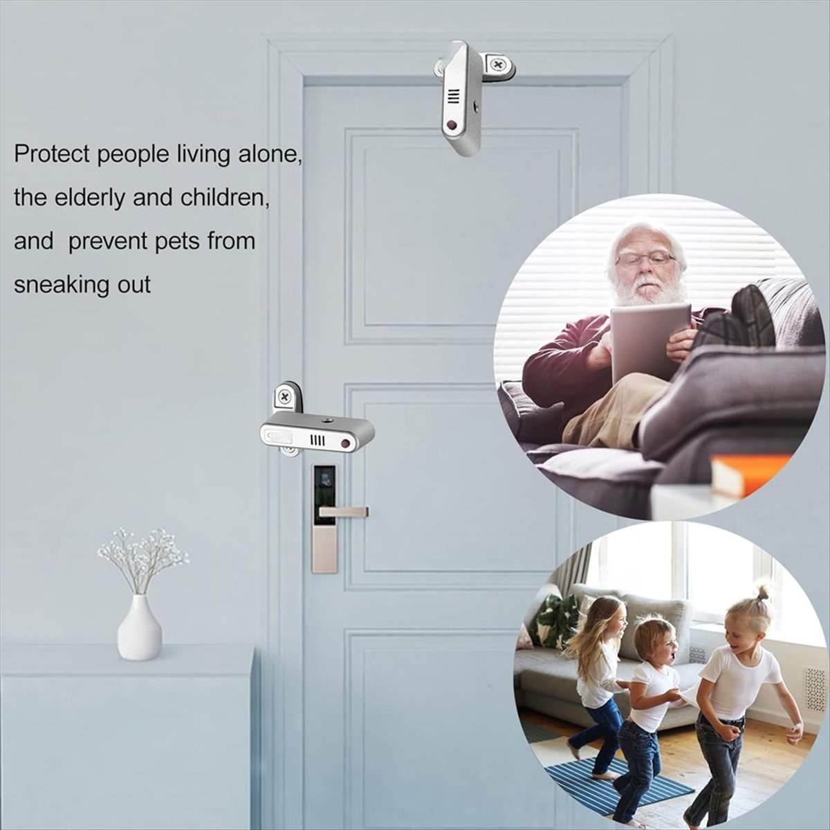 Serrure renforcée de porte de  - Home Security Door Reinforcement Lock avis et prix