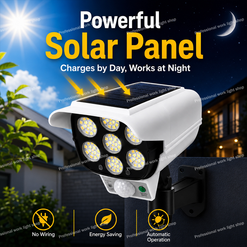 Lampe solaire LED 77 avec camé - Home Yard Security Cameras avis et prix