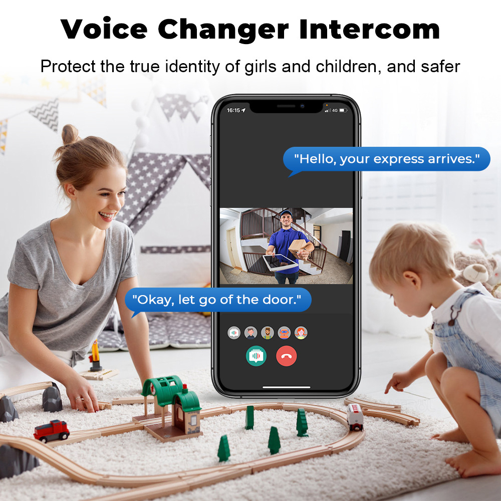 Tuya WiFi vidéo sonnette sans  - Home Security Front Door Camera avis et prix