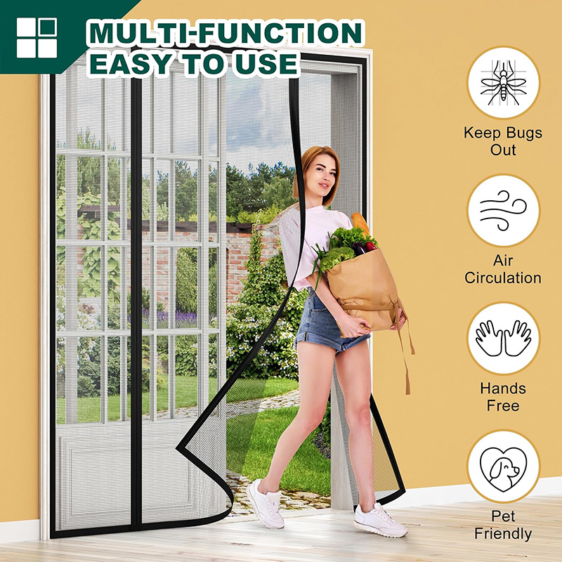 Moustiquaire magnétique pour p - Home Security Door Reinforcement Lock avis et prix