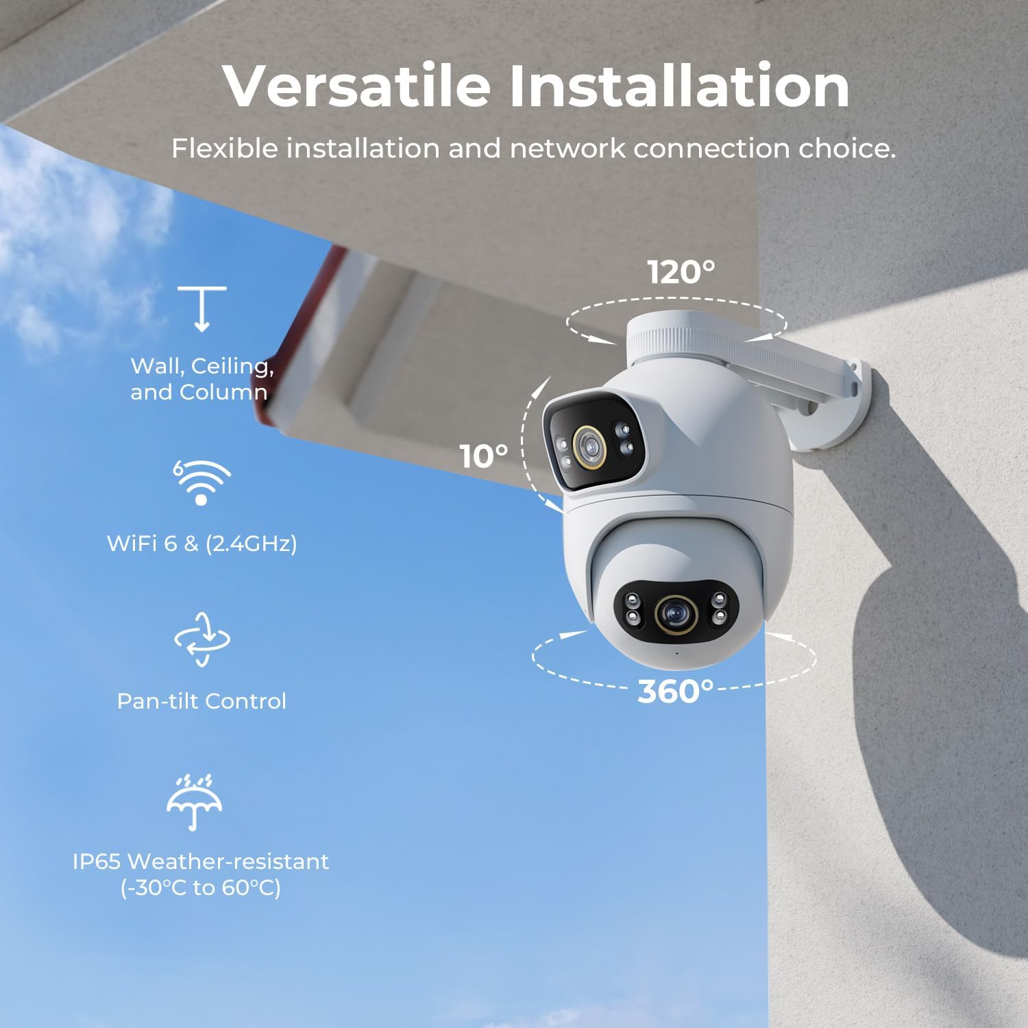 IMILAB EC6 double 3K + 3K WiFi - Home Security Flood Lights avis et prix