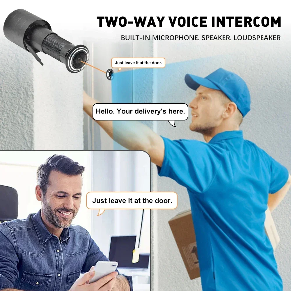 PEGATISAN 2K Wifi Tuya Caméra  - Home Security Front Door Camera avis et prix
