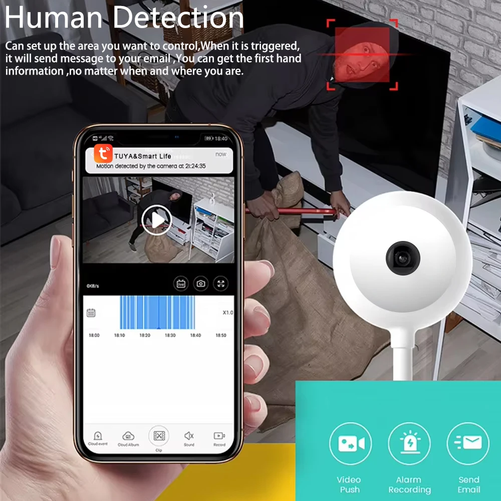 Mini caméra de sécurité WiFi T - Home Security Flood Lights avis et prix