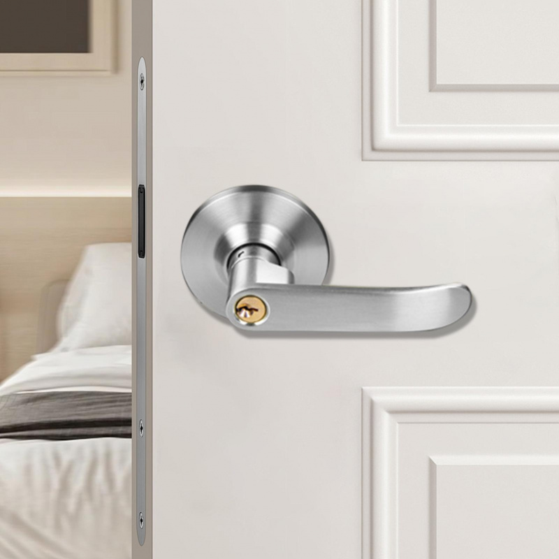 Serrure de porte à levier avec - Home Security Door Reinforcement Lock avis et prix