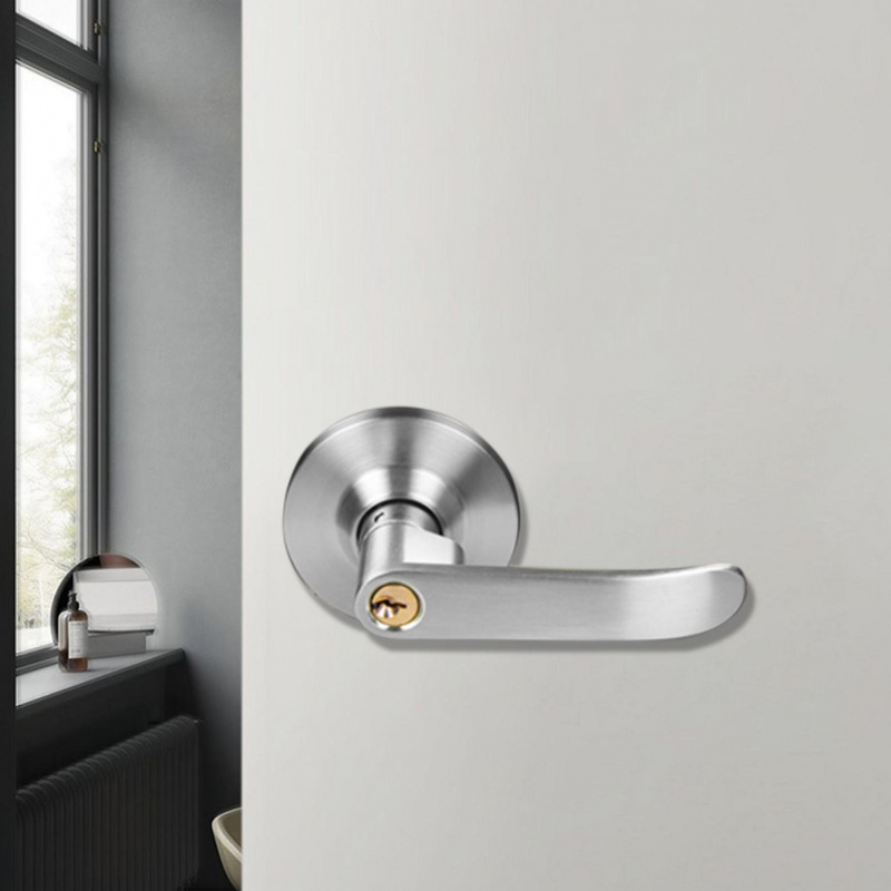 Serrure de porte à levier avec - Home Security Door Reinforcement Lock avis et prix