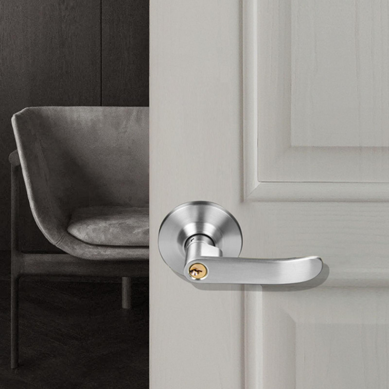 Serrure de porte à levier avec - Home Security Door Reinforcement Lock avis et prix