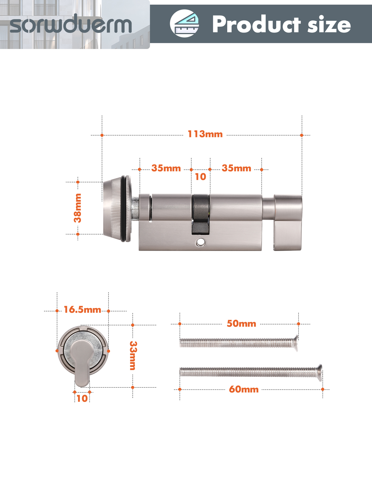 1 Serrure de porte intérieure  - Home Security Key avis et prix