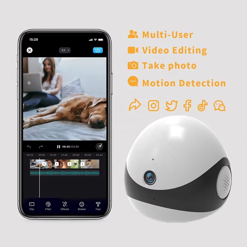 Caméra Robot Mobile Sans Fil 2 - Home Security La avis et prix