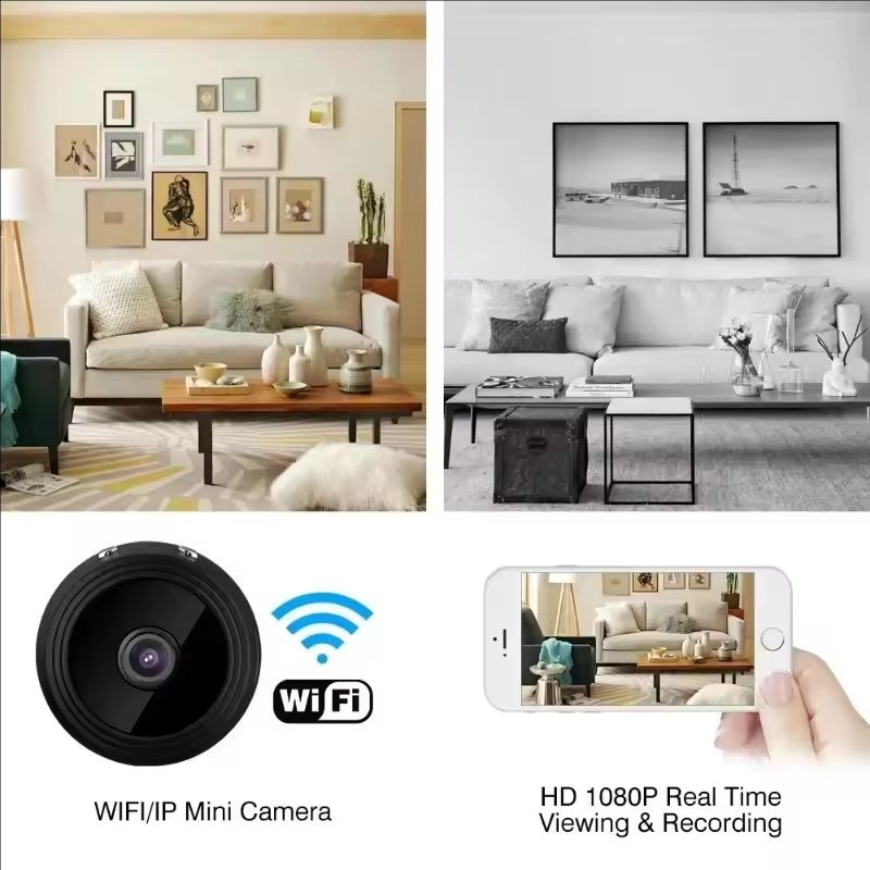 Caméra WiFi sans fil A9 Mini,  - Home Security La avis et prix