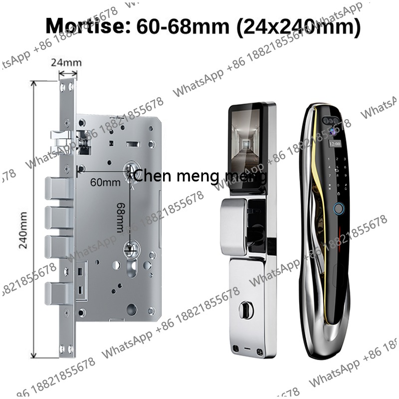 Serrure de porte intelligente  - Home Security Front Door Camera avis et prix