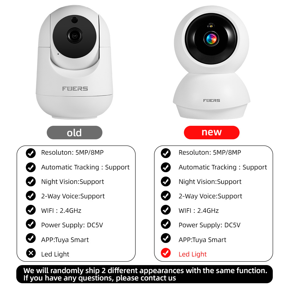 FUERS 5MP HD caméra WIFI de sé - Home Security Lidar avis et prix