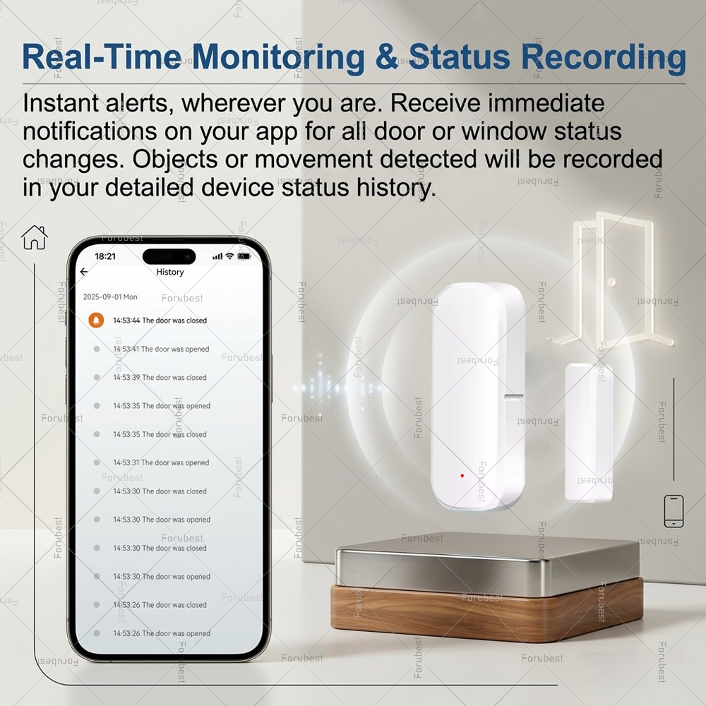 Capteur de porte/fenêtre Tuya  - Home Security Tools avis et prix