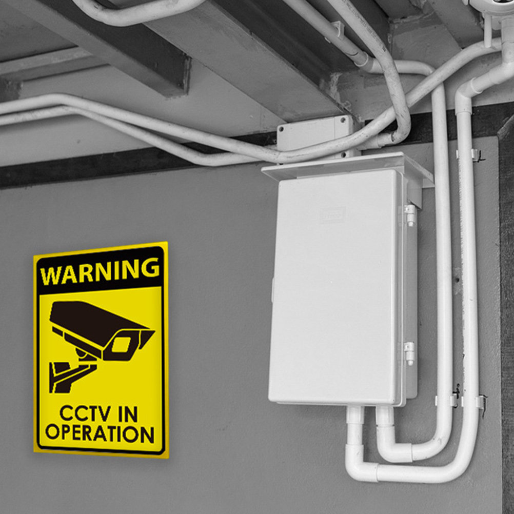 Panneau d'avertissement de cam - Home Yard Security Cameras avis et prix