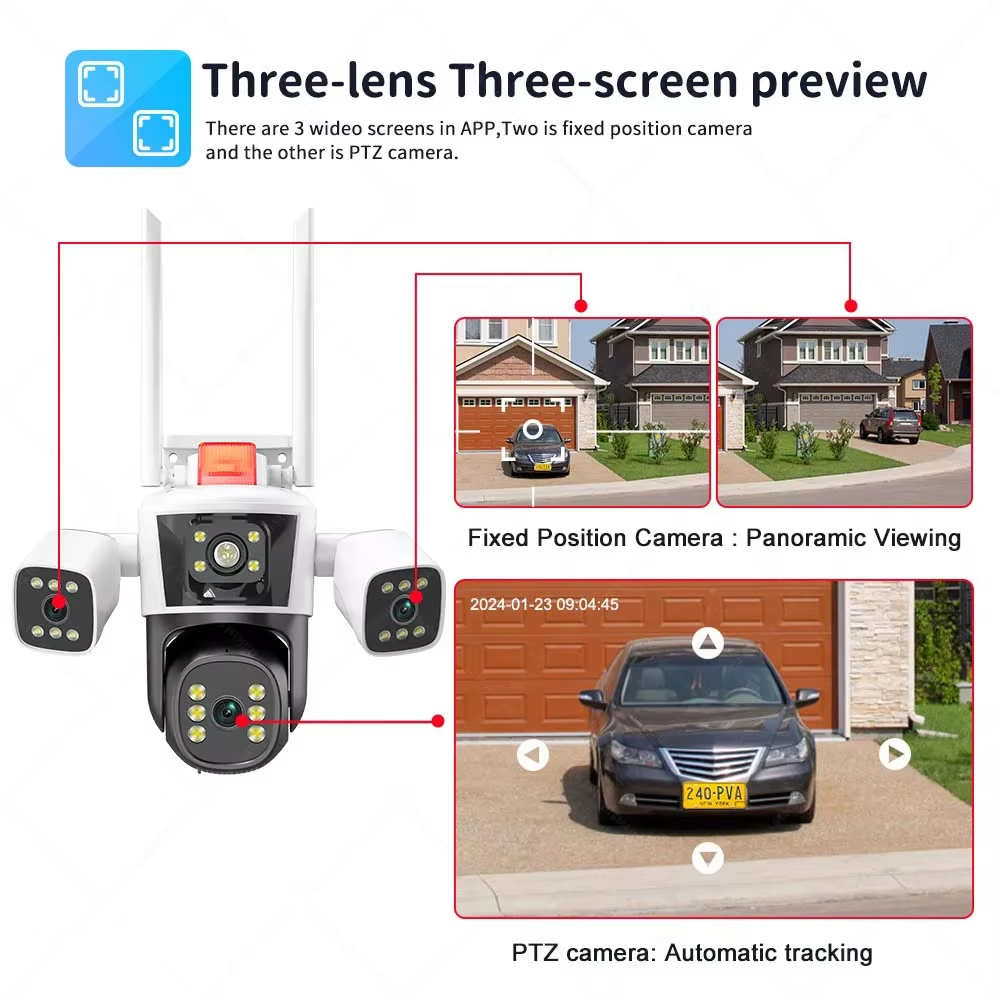 Caméra IP WiFi sans fil extéri - Home Security Lidar avis et prix