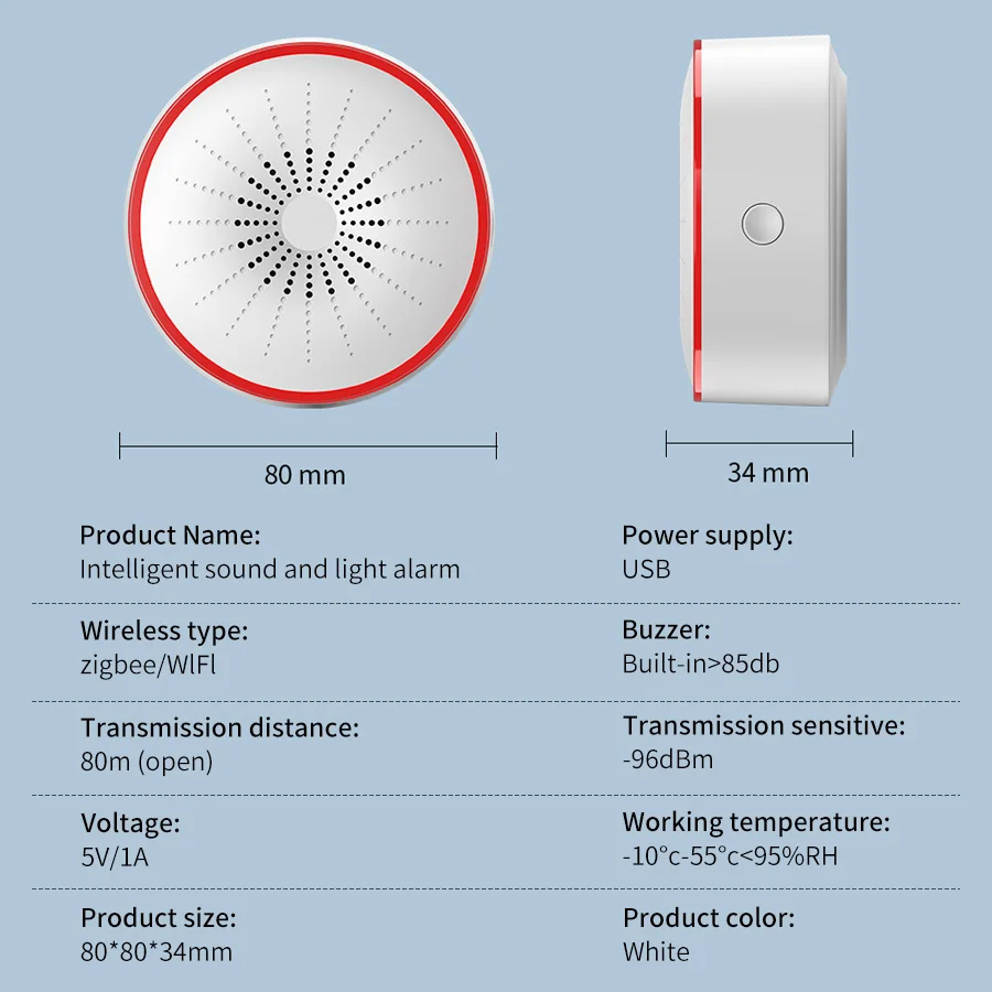 Sirène d'alarme intelligente T - Home Security Tools avis et prix