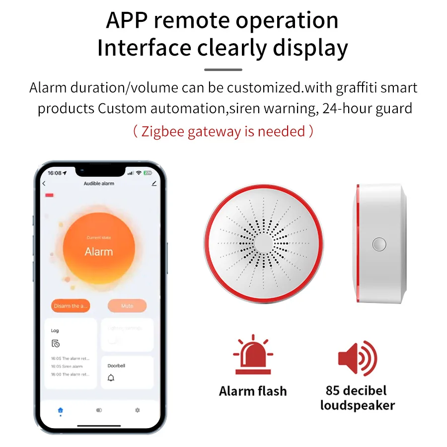 Sirène d'alarme intelligente T - Home Security Tools avis et prix