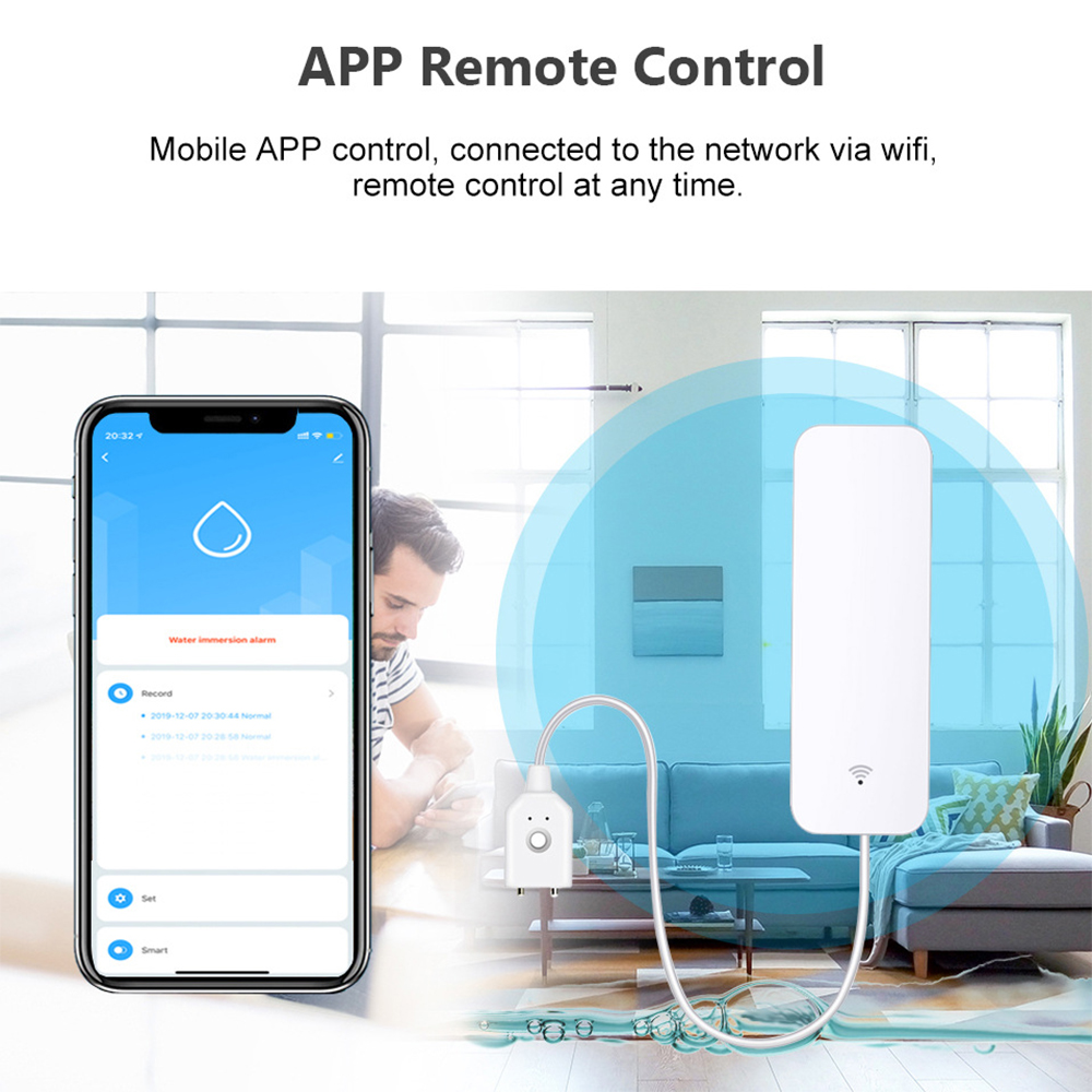 Capteur de fuite d'eau WiFi Tu - Home Security Tools avis et prix