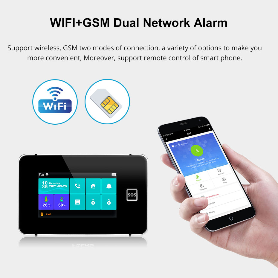 KERUI tuya-Kit de panneau d'al - Keypad Alarm Panel avis et prix