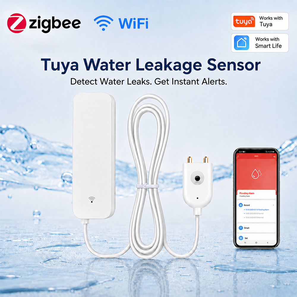Détecteur de fuite d'eau ZigBe - Home Security Tools avis et prix